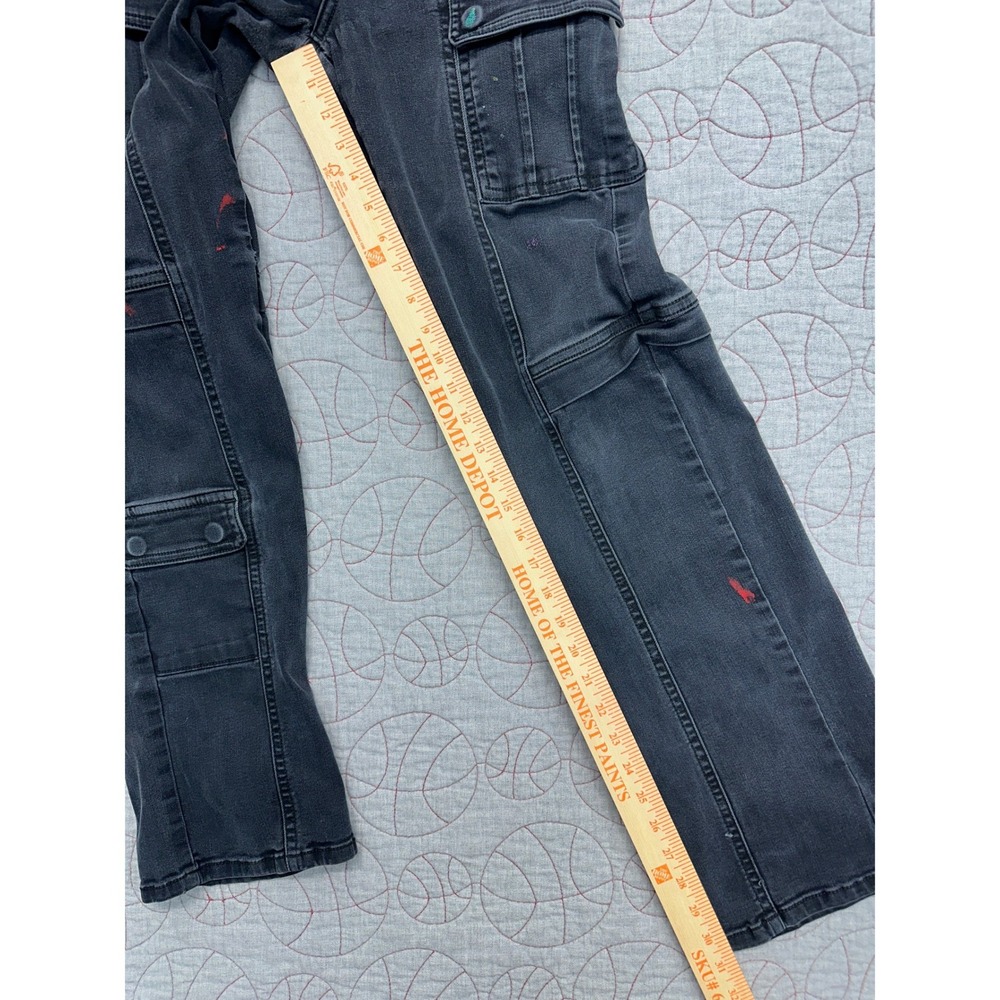 Hidden‎ Los Angeles Cargo Pants Black Straight Leg Utility / Women's 28 - Picture 8 of 8
